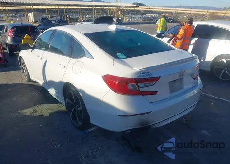 2018 Honda Accord Sport из США, поврежденный, VIN 1HGCV1F3XJA207935